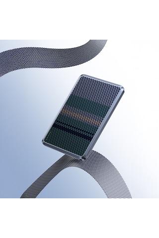 Benks Mp15 Armorgo M-safe Özellikli Aurora Serisi Aramid Fiber Powerbank 15w 5000mah Siyah-yeşil