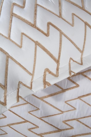 Maria Kapitoneli Tek Kişilik Yatak Örtüsü 180x240 Krem - Bej Bej - Krem