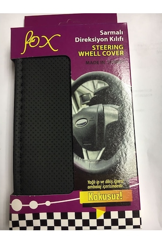 Fox Sarmalı Dikmeli 37-38 Cm Direksiyon Kılıfı