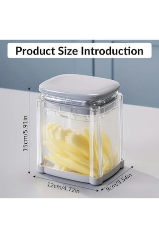 Dashanshop 1 Takım Pres Tipi Patates Kızartma Kesici Light Green Soğan Doğrayıcı Havuç Kesici Mutfak Aletleri Salatalık Ve Patates Çok Amaçlı Sebze Kesici 1 Parça