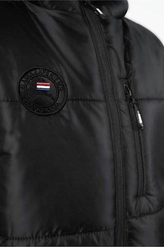 D1fference İçi Kürklü Kapüşonlu Jel Elyaf Dolgulu Şişme Erkek Çocuk Kışlık Mont Siyah
