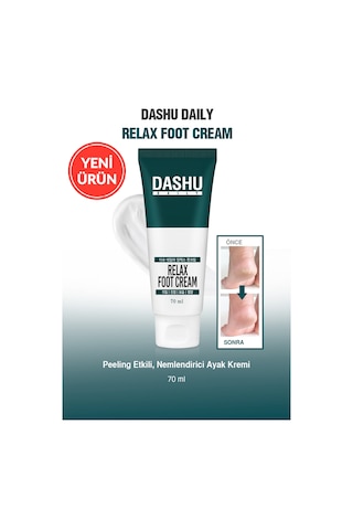Dashu Daily Relax Foot Peeling Etkili Nemlendirici Ayak Kremi 75 ML
