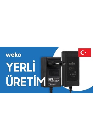 Weko 12volt 3amper 36watt 5.5x2.5 Uçlu Plastik Kasa Priz Tip Adaptör