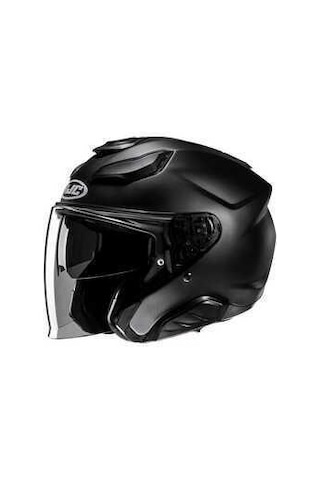 Hjc F31 Kask Semı Flat Açık Motosiklet Kaskı Mat Siyah