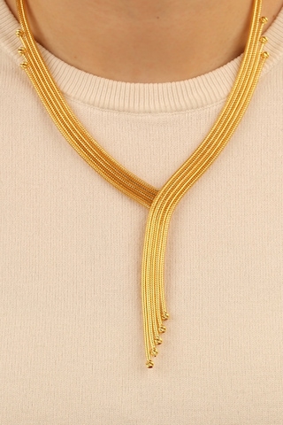 Çgkmücevherat Kalze Dorikalı Altın Kolye Klzkly2 Gold