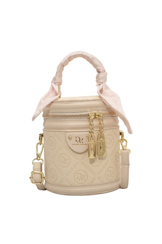 Lyon Üstdüzey Nişsilindir Gelçantası Kovaçancapraz Vücut Çantası - Beyaz Beyaaz