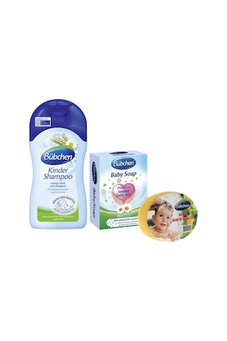 Bübchen Bebek Şampuanı 200 ML + Sabun + Sünger