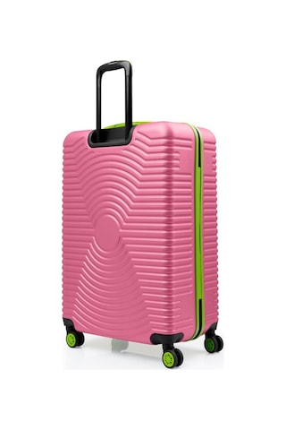 Büyük Boy Valiz 4x2 Teker Pembe 1169
