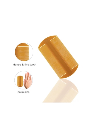 Samdoo Plastik Kafa Derisi Temizleyici Tırnaklı Tarak - İki Yönlü, Ağırlığı Hafif, Ev İçi Kullanıma Uygun, Bit Ve Doku Kaldıran, Saç Ve Sakal Tarayıcı