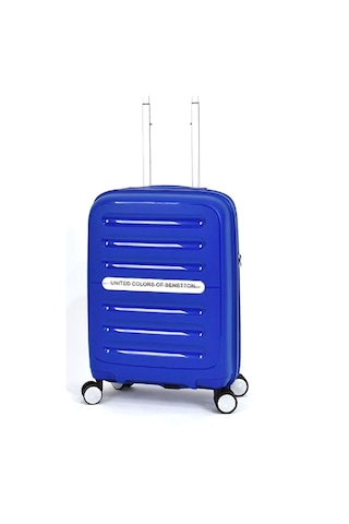 Benetton Trolley 50 Cm Mavı Uniseks Valiz - 14bnt1000-03-m Siyah