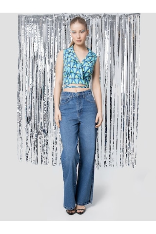 LOFT Regular Fit Kadın Gömlek K.kol Lf2032848 Q1.v1 Çok Renkli