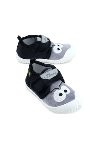 Gezer Kışlık Cırtlı Ayarlanabilir Rahat İç Taban Erkek Çocuk Panduf Ayakkabı Ga2kpm.03102.01.3e7.0a Siyah