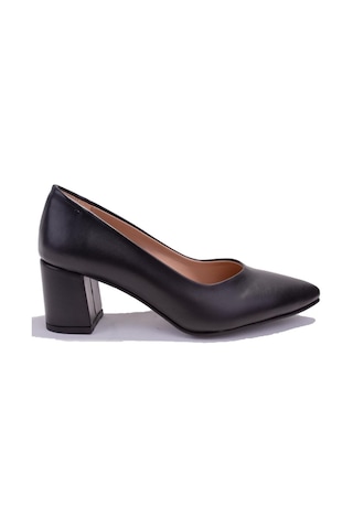 Dagoster Dza07-2681154 Siyah Stiletto Topuklu Kadın Ayakkabı 001