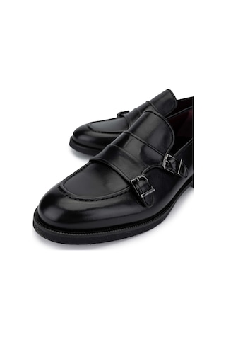 Tamer Tanca Erkek Hakiki Deri Siyah Loafer Ayakkabı 342 8809 Erk Ayk Sk24-25 Syh/syh Bfl Siyah