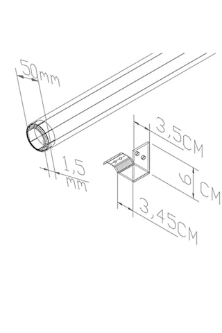 Alüminyum Merdiven Tutamak Korkuluk Yaşlı Engelli Duvar Tutamağı 250 Cm. Istenilen Ölçüde 250 Cm' Ye Kadar