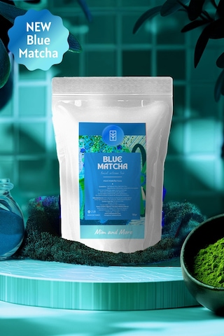 Mim And More Blue Matcha Mavi Spirulina Superfood Matcha Tozu 50 G