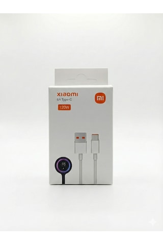 Xiaomi Uyumlu 120w 6a Type-c Hızlı Şarj Ve Data Kablosu Kutulu Kalın Kablo 1M