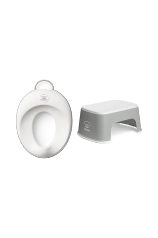 BabyBjörn Klozet Adaptörü & Safe Step Banyo Basamağı / Grey White