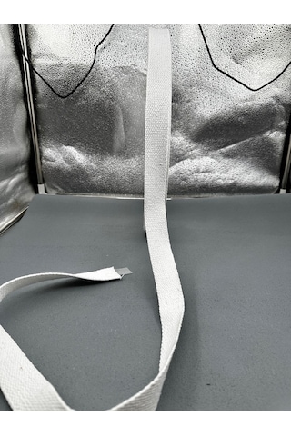 Paşateks 3 Cm Pamuk Kolon Şerit-5 Metre-beyaz