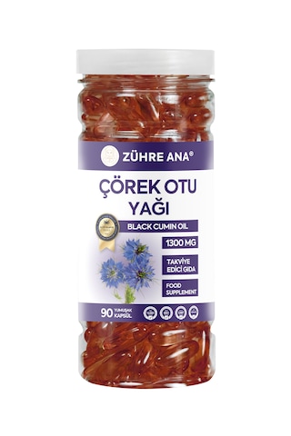 Çörek Otu Yağı Softjel 90 Kapsül 1300 Mg