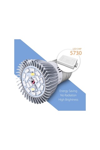 Tongxida 2 Adet Led Bitki Büyüme Lambası, E27 28 Boncuk, Tam Spektrum Kupa Işığı Diğer