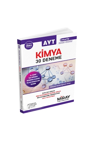 AYT 30 Kimya Deneme - Miray Yayınları