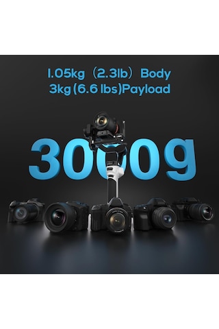 Tr Cınepeer Weebıll 3e Resmi Bayi Dslr Ve Aynasız Kamera İçin 3 Eksenli Gimbal Sabitleyici Canon/sony/panasonic/niko