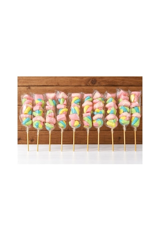24 Lü Marshmallow Lolipop Şeker Renkli Çocuk Şeker Paketi Parti & Doğum Günü