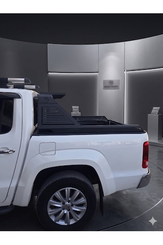 Navara,l200,ranger Tarzı Çift Kabinli Araçlara Uygun Rollbar Mat Siyah Montaj Vidalı