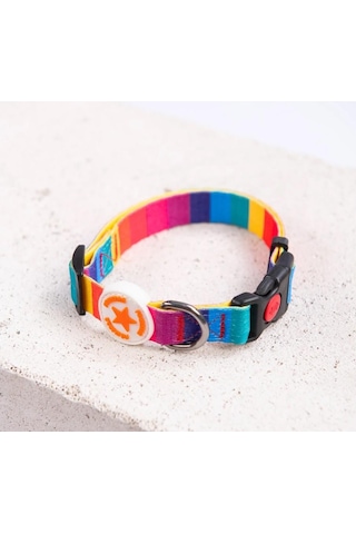 Pawstar Rainbow Boyun Tasması M Boyun Çevresi: 32 Cm X 48 Cm Çok Renkli