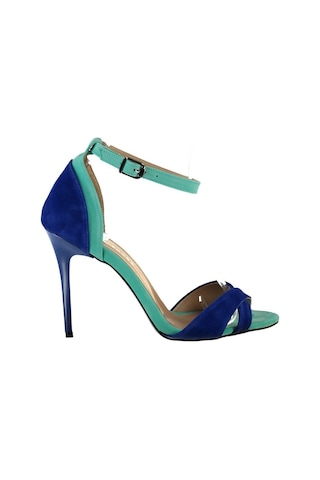 Fox Shoes Su Yeşili/Saks Kadın Topuklu Ayakkabı B922113802