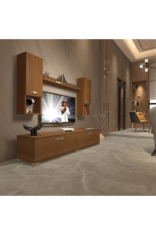 Decoraktiv Eko 5da Mdf Std Tv Ünitesi Tv Sehpası Ceviz
