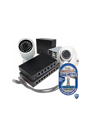 Vorex Cat6 Utp 305 Metre İç Mekan Ethernet Ağ Kablosu - 24 Awg 0.50mm Gri Esnek Pvc Kılıf