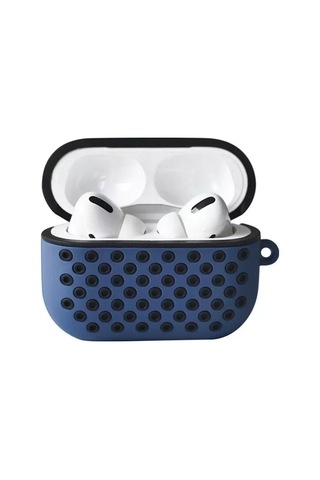 Newface Apple Airpods Uyumlu Pro 2 2.nesil Spor Delikli Kılıf - Lacivert-siyah