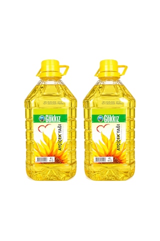 Gökkız Ayçiçek Yağı 4 Lt Pet 2 Li