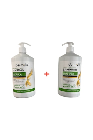 Dermokil Prebiotic & Vitamin B5 Kepeğe Karşı Etkili Şampuan 2 x 1 L
