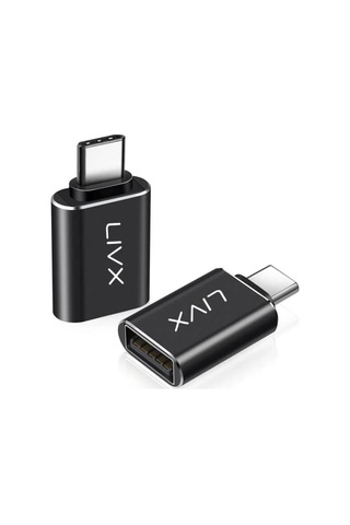 Usb 3.1 To Type-c 10gbps 3a Hızlı Şarj Ve Data Aktarımı Çevirici Dönüştürücü Otg Adaptör Siyah Otgcz Ikili