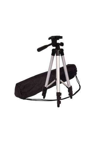 135Cm Tripod + Tripot Taşıma Çantası + Cep Telefon Tutacağı