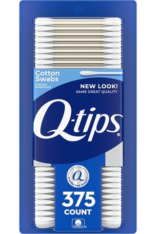 Q-tips Hijyen Ve Güzellik Bakımı İçin Pamuklu Çubuklar% 100 Pamuklu 375 Sayım İle Yapılan Orijinal Pamuklu Çubu