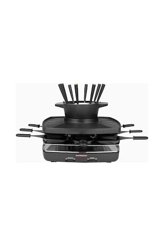 Raclette & Fondue Set, 1,15 L Fondue Ve 8 Panlı Premium Set