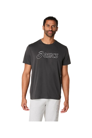 Asics Asıcs Logo Ss Tee Erkek Siyah 2031e188-021 Siyah
