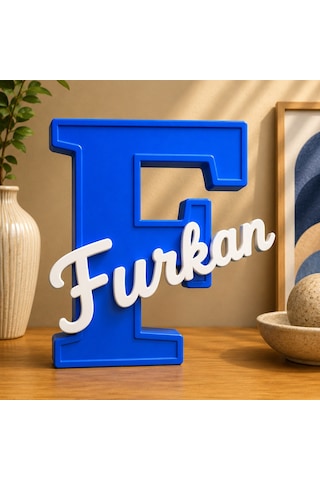 F Harfi Kişiye Özel 3D İsimlik Dekoratif Bebek ve Çocuk Odası Harf İsim Yazısı Masa Üstü Özel Tasarım F Harfi Kişiye Özel 3D İsimlik Dekoratif Bebek ve Çocuk Odası Harf İsim Yazısı Masa Üstü Özel Tasarım