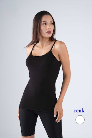 20st Bambu Kadın Askılı Atlet Beyaz 13-2010