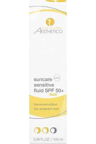 Aesthetico Aesthetıco Suncare Sensitive Fluid Spf 50+, Hassas Ciltler Için Yüksek Koruma Güneş Kremi