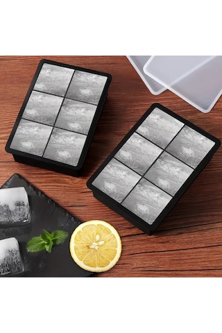Buz Kalıbı 5x5cm Kapaksız Kahverengi