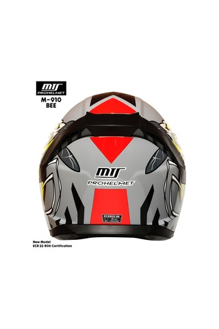 Mts M-910 Bee Kapalı Motosiklet Kaskı Gri