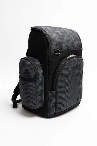 Newbag Kamuflaj Outdoor Dağcı Çantası-sırt Kamp Çantası-gri Siyah