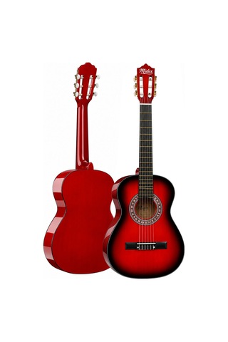 Midex Cg-36rd-pak Kaliteli 36 İnç 3/4 Juniur Çocuk Gitarı 8-12 Yaş Arası Tuner Çanta Capo Askı Nota Sticker Pena Metod