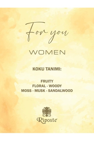 For You Kadın Parfüm 100 Ml Edt For Woman Uzun Süre Kalıcı Fresh