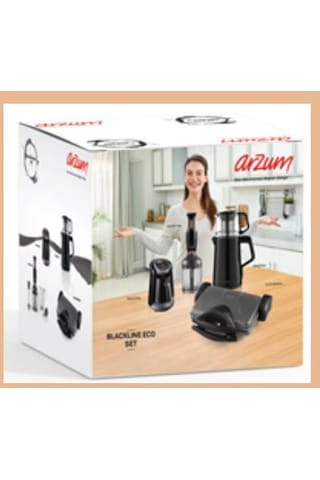 Arzum AR9027 Pro Blacklıne Eco Set